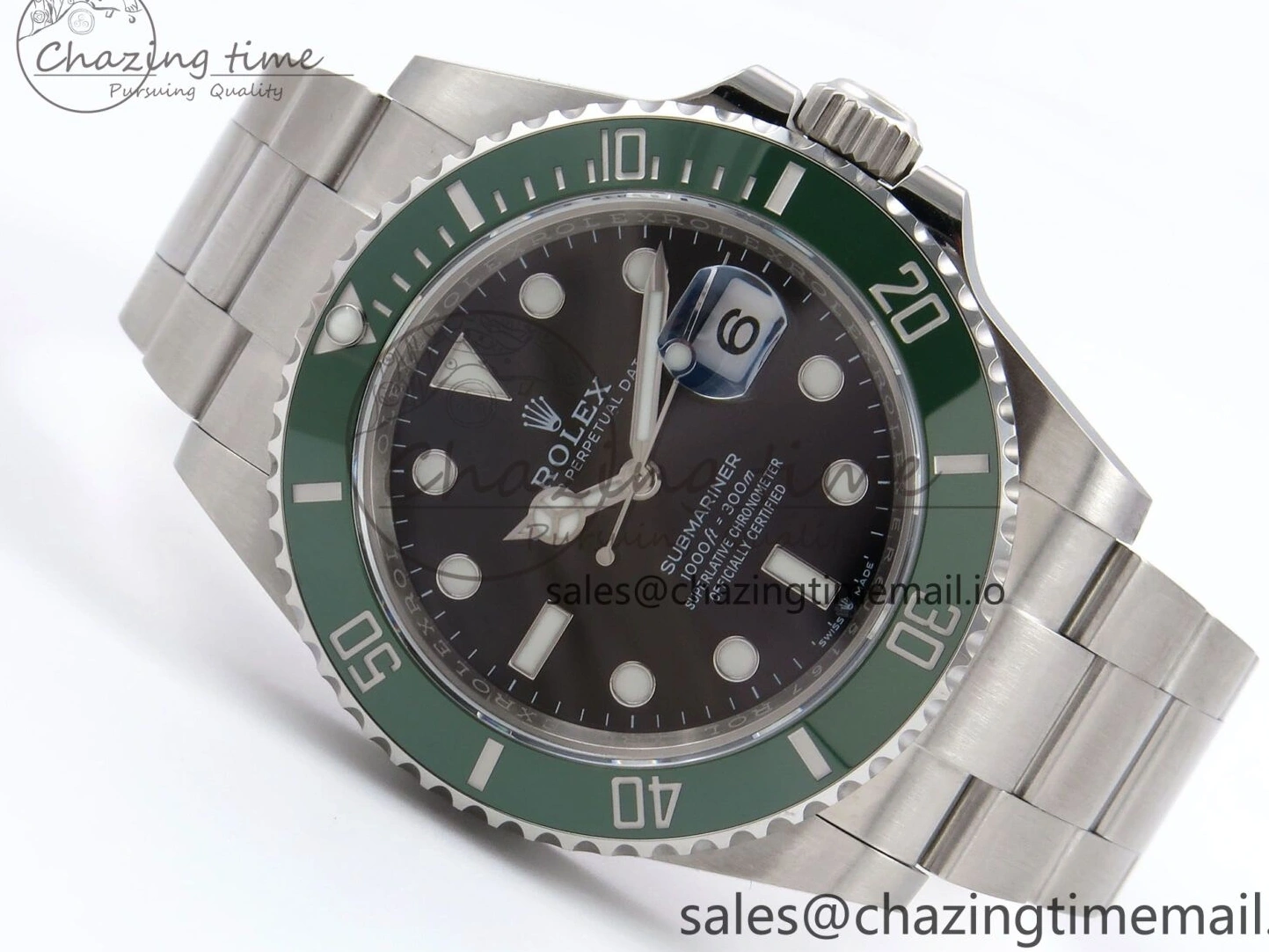 MiroTime 0113 Submariner 41mm 126610 LV Green Ceramic EWEF Best Edition on Bracelet SH Durable 1035